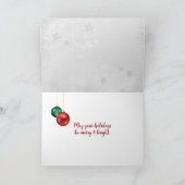 Christmas Candy Cane Heart Karte (Innenseite)