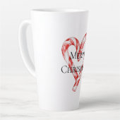 Christmas Candy Cane Heart Milchtasse (Linke Ecke)