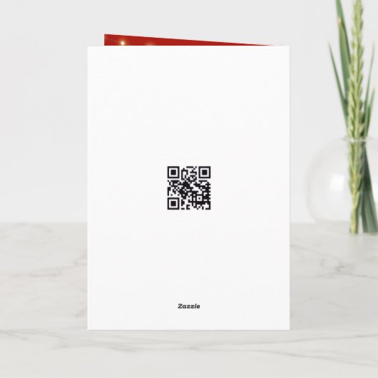 Christmas Candy Cane In a Cocktail Karte (Rückseite)