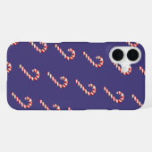 Christmas Candy Cane iPhone Hülle (Rückseite (Horizontal))
