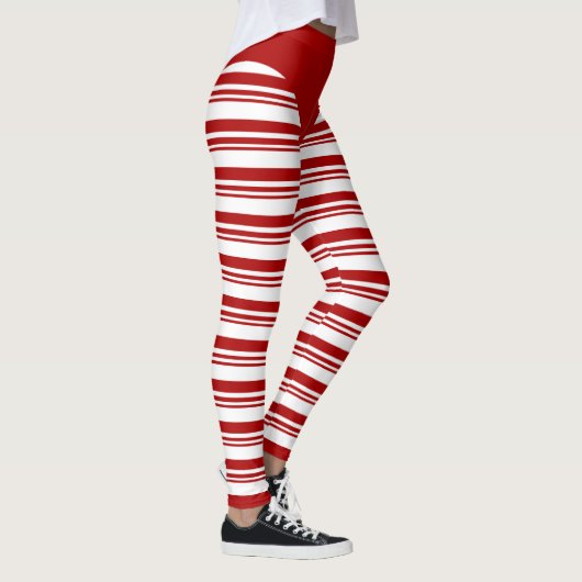 Christmas Candy Cane Leggings (Rechts)