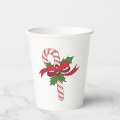 Christmas Candy Cane Pappbecher (Vorderseite)