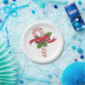 Christmas Candy Cane Pappteller (Party)