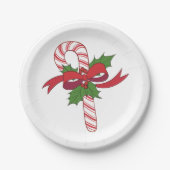 Christmas Candy Cane Pappteller (Vorderseite)