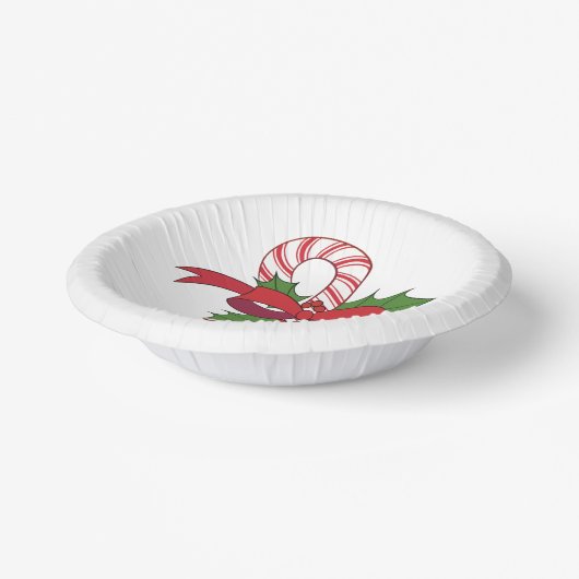 Christmas Candy Cane Pappteller (Gewinkelt)