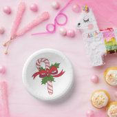 Christmas Candy Cane Pappteller (Party)