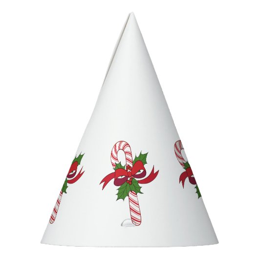 Christmas Candy Cane Partyhütchen (Links)