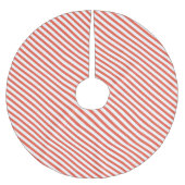 Christmas Candy Cane Pattern Polyester Weihnachtsbaumdecke (Vorderseite)
