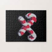 Christmas Candy Cane Puzzle (Horizontal)