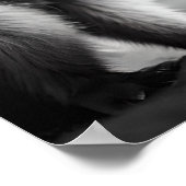 Christmas Candy Cane Raccoon II Poster (Ecke)