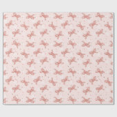 Christmas Candy Cane Ribbon Muster Geschenkpapier (Flach)