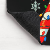 Christmas Candy Cane Santa Hat Xmas Kids Toddler Y Mousepad (Ecke)