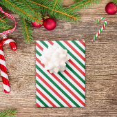 Christmas Candy Cane Stripe set of 3 Geschenkpapier Set