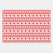Christmas Candy Cane Stripes Geschenkpapier Set (Vorderseite)