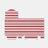 Christmas Candy Cane Stripes Geschenkschachtel (Ungefaltet)
