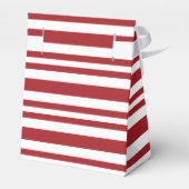 Christmas Candy Cane Stripes Geschenkschachtel (Rückseite)