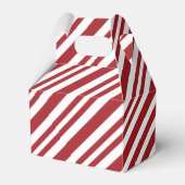 Christmas Candy Cane Stripes Geschenkschachtel (Vorderseite)