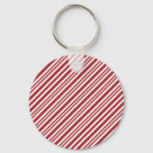 Christmas Candy Cane Stripes keychain Schlüsselanhänger (Rückseite)