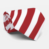 Christmas Candy Cane Stripes Krawatte (Gerollt)