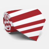 Christmas Candy Cane Stripes Krawatte (Gerollt)