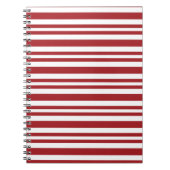 Christmas Candy Cane Stripes Notizblock (Vorderseite)