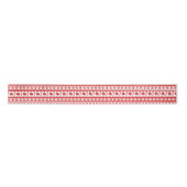 Christmas Candy Cane Stripes Satinband (Vorderseite)