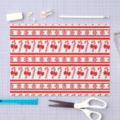 Christmas Candy Cane Stripes Seidenpapier (Handwerk)