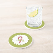 Christmas Candy Cane Untersetzer (Seite)