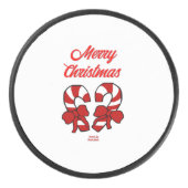 Christmas Candy Canes Hockey Puck (Vorderseite)