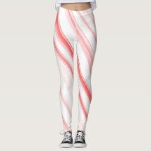 Christmas Candy Compression Spandex Leggings