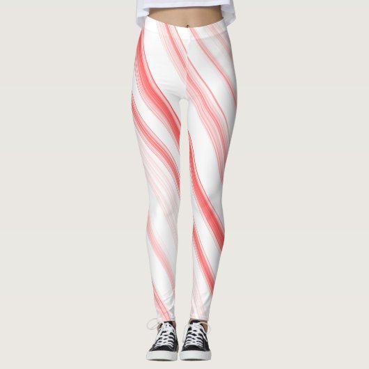Christmas Candy Compression Spandex Leggings (Vorderseite)