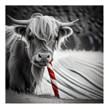 Christmas Candy Critters Highland Cow