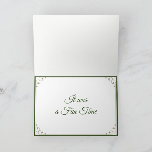 CHRISTMAS CANDY DANKESKARTE (Innenseite)