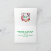 CHRISTMAS CANDY GRANDDAUGHTER CARD DANKESKARTE (Innenseite)