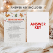 Christmas Candy Match Game Feiertagskarte