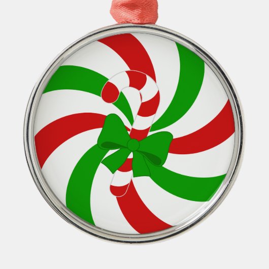 Christmas candy ornament aus metall (Vorne)