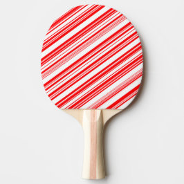 Christmas Candy Red White Stripes 4Carl Tischtennis Schläger