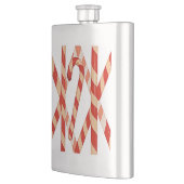 Christmas Candy Red White Vector Design Flachmann (Links)