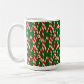 Christmas Candy Red White Vector Design Kaffeetasse (Links)
