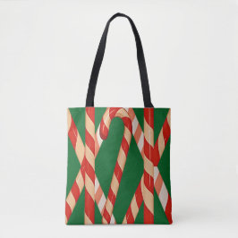 Christmas Candy Red White Vector Design Tasche