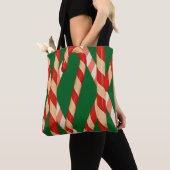 Christmas Candy Red White Vector Design Tasche (Von Nahem)