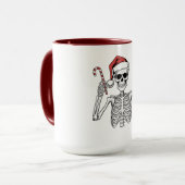 Christmas Candy Skeleton Tasse (Vorderseite Links)