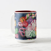 CHRISTMAS CANDY ZWEIFARBIGE TASSE (Vorderseite Links)