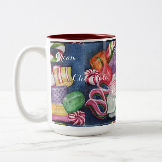 CHRISTMAS CANDY ZWEIFARBIGE TASSE (Links)