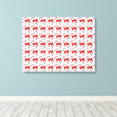 CHRISTMAS CANDYCANE LEINWANDDRUCK (Insitu (Holzboden))