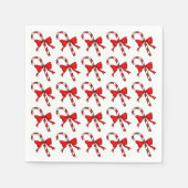 CHRISTMAS CANDYCANE SERVIETTE (Vorderseite)