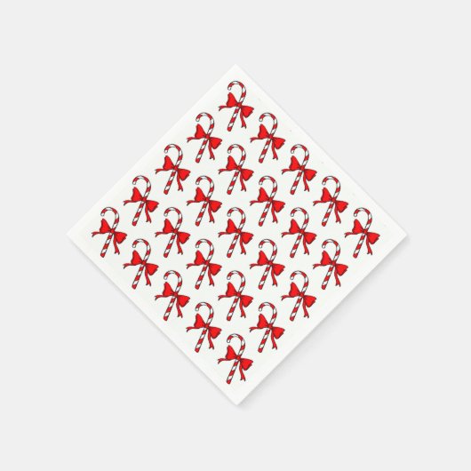 CHRISTMAS CANDYCANE SERVIETTE (Ecke)