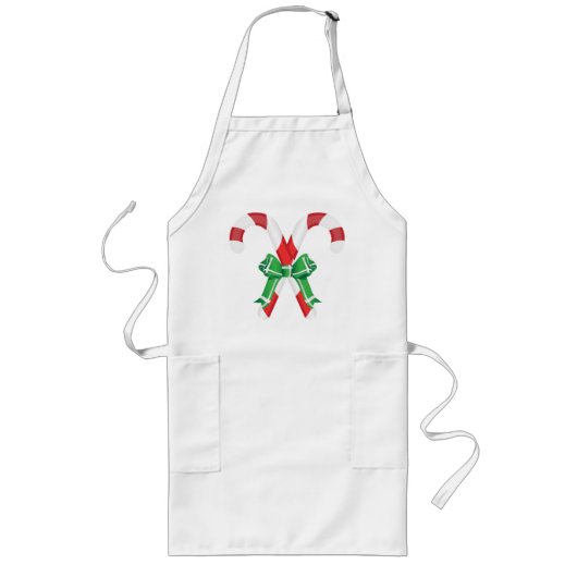 CHRISTMAS CANDYCANES LANGE SCHÜRZE (Vorne)