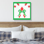 CHRISTMAS CANDYCANES LEINWANDDRUCK (Insitu (Schlafzimmer))