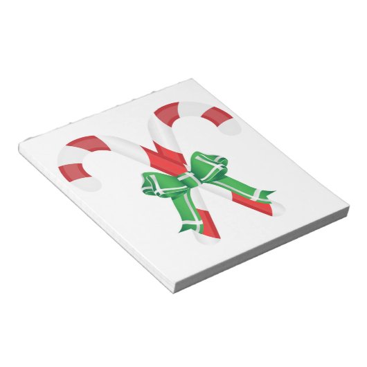 CHRISTMAS CANDYCANES NOTIZBLOCK (angewinkelt)